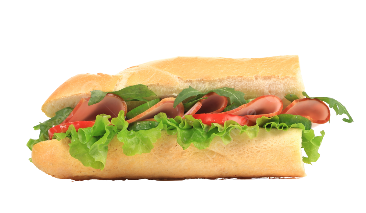Baguette mit Bacon und Zwiebeln